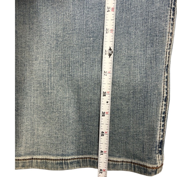 Maurices MidRise Jeans Straight Leg Light Wash 5 Pocket Blue Denim Plus Size 22W - Picture 12 of 13